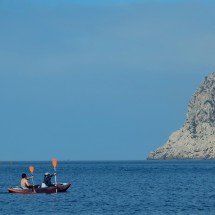 Kayak between Sa Dragonera and Mallorca